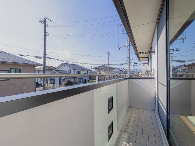福島市笹谷のバルコニー