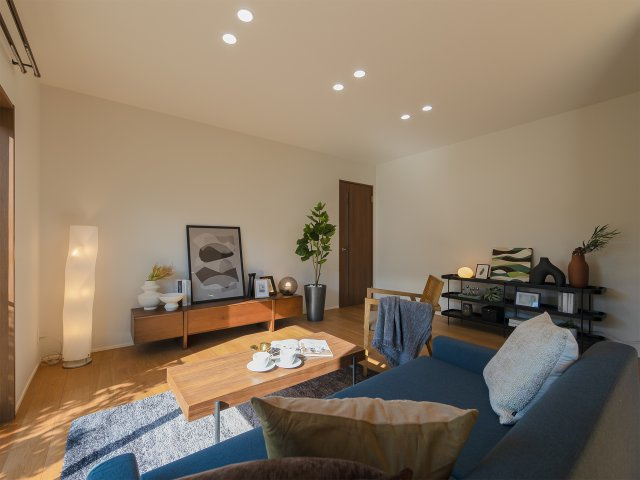 福島市笹谷の居間・リビング|※家具類はイメージです