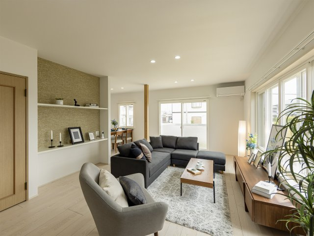 福島市方木田字石田の居間・リビング|※家具類はイメージです