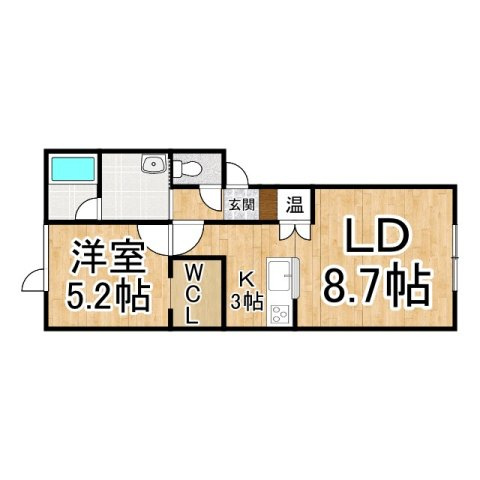 CLARTE　NORDの間取り