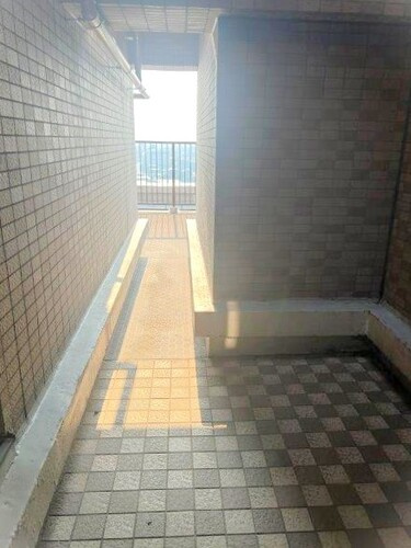 ライオンズマンション築地口弐番館のバルコニー
