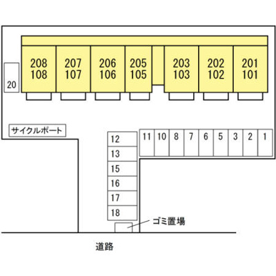 【区画図】 | ハウディヴィラージュ