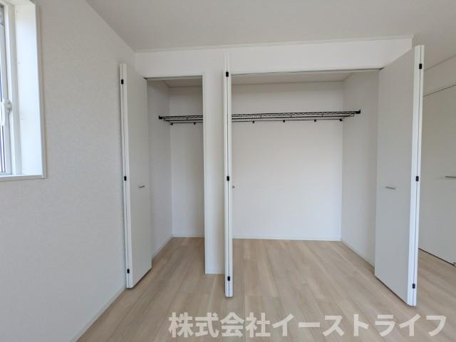 【新築戸建】　いわき市常磐西郷町第10　全10棟の収納|2号棟写真　大きなスペースがあり、収納には困りません