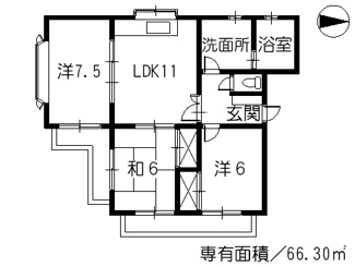 【間取り】 | パル翠町