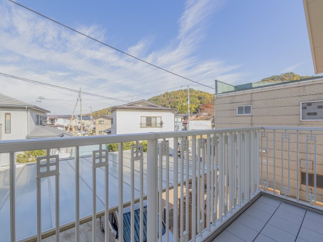 会津若松市天寧寺のバルコニー