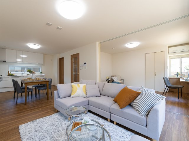 会津若松市天寧寺の居間・リビング|※家具類はイメージです