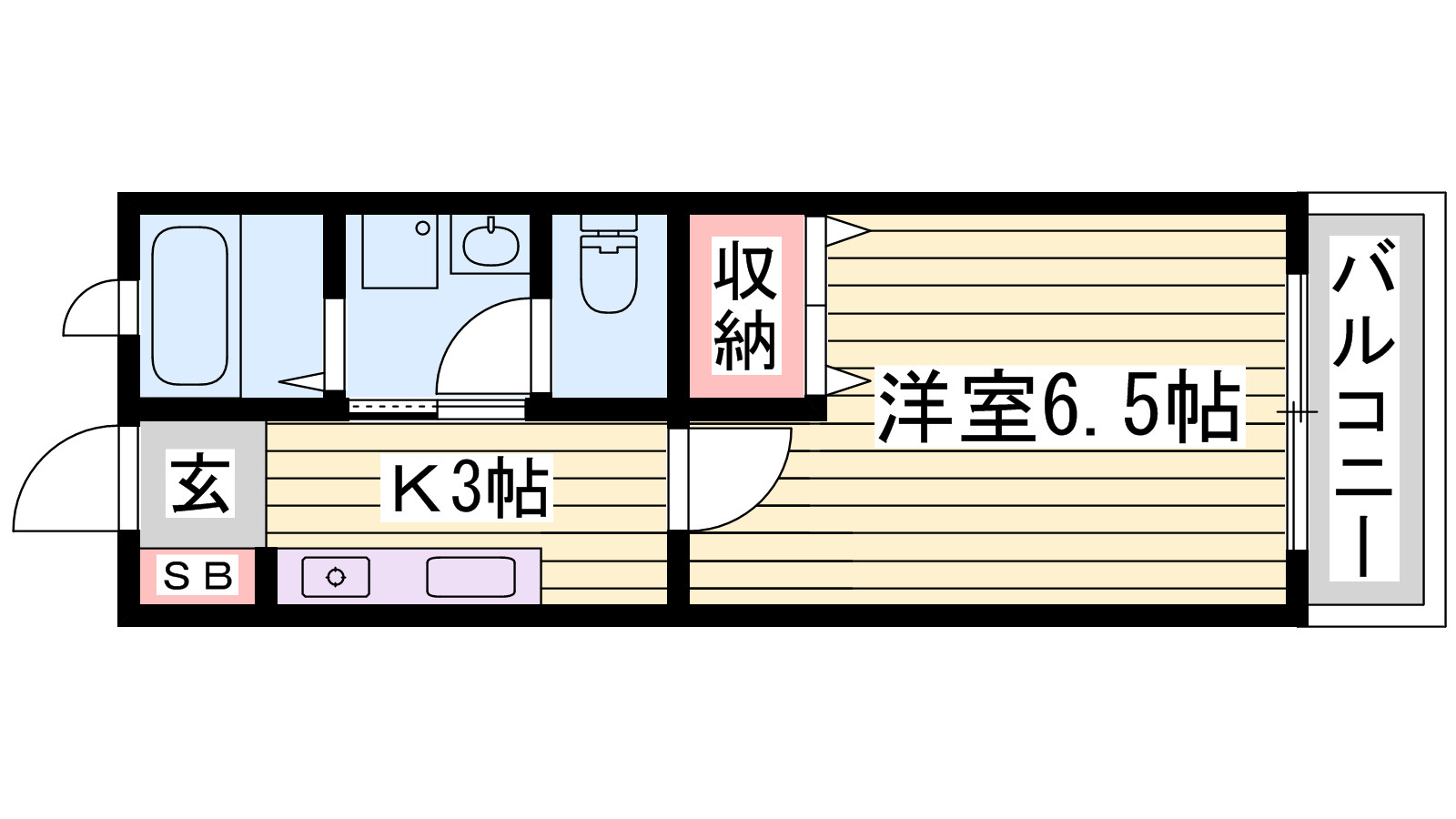 ウエストヒルズの間取り