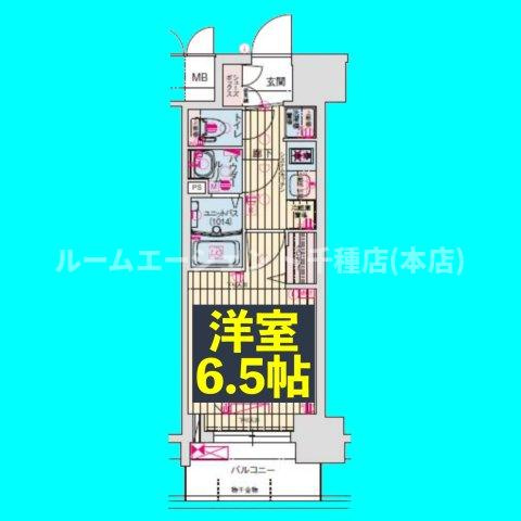 プレサンス鶴舞ファーストの間取り
