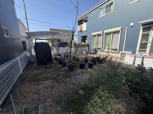 香南市野市大谷　中古戸建ての庭
