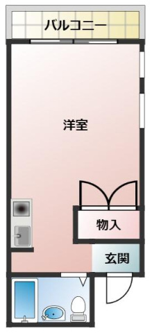 Fitsビル段原南の間取り