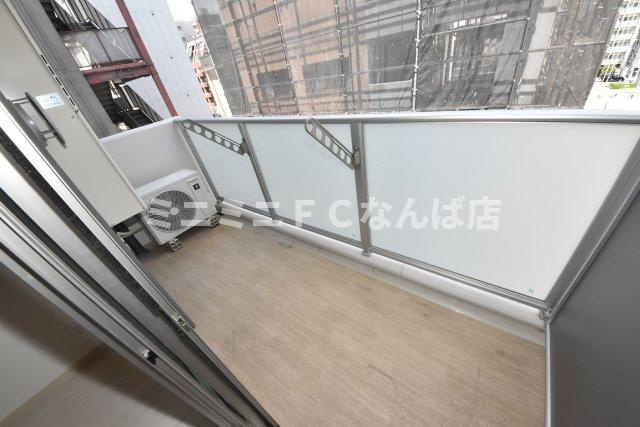 ラフィット松屋町のバルコニー