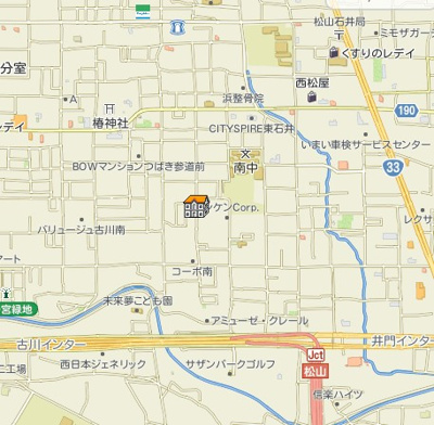 【地図】 | クランツ北井門Ａ