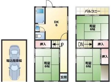 垂水区旭が丘2丁目戸建の間取り