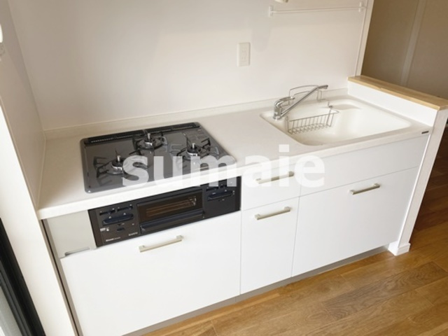 ＩＳＭ大宮のキッチン|グリル付きガスコンロです！