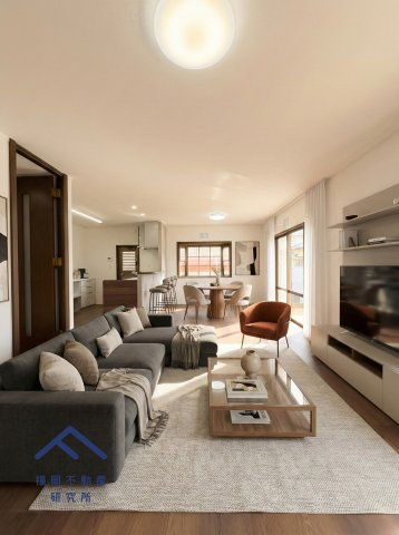 筑紫野市光が丘３丁目　戸建ての居間・リビング