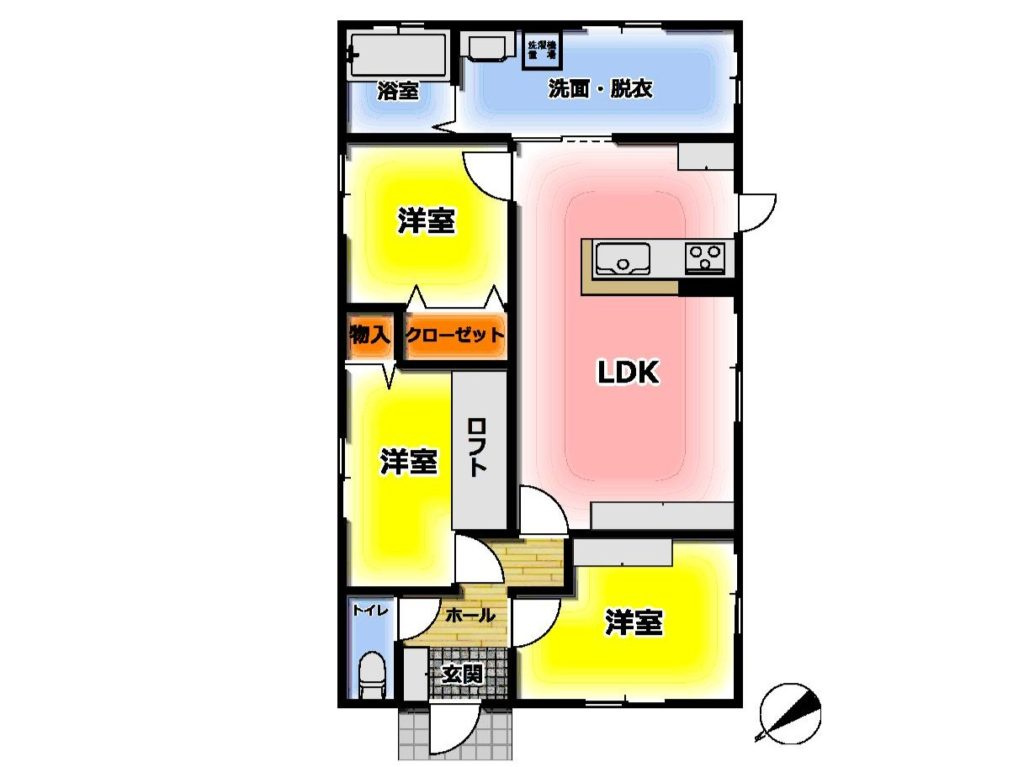 【間取り】の画像