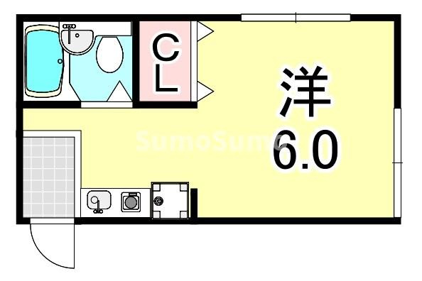 ツイン村雨の間取り