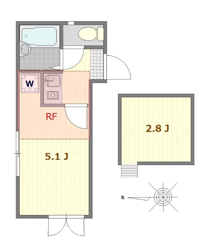 エスポワール日暮里の間取り