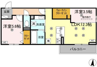 【間取り】 | クランツ北井門Ａ
