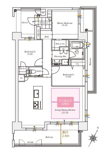 【間取り】 | 以和貴マンション須賀町☆仲介手数料半額☆