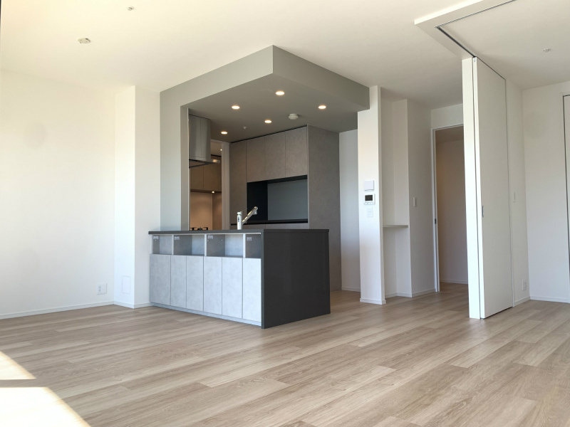 HARUMI FLAG SEA VILLAGE E棟の居間・リビング