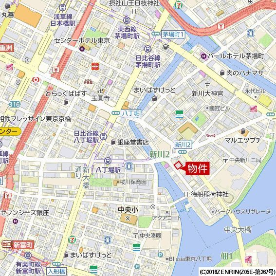 ライオンズシティ東京タイムズプレイスの地図