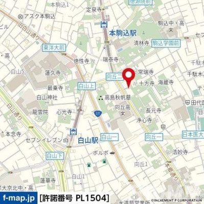 【地図】 | ロイヤルグリーン本郷