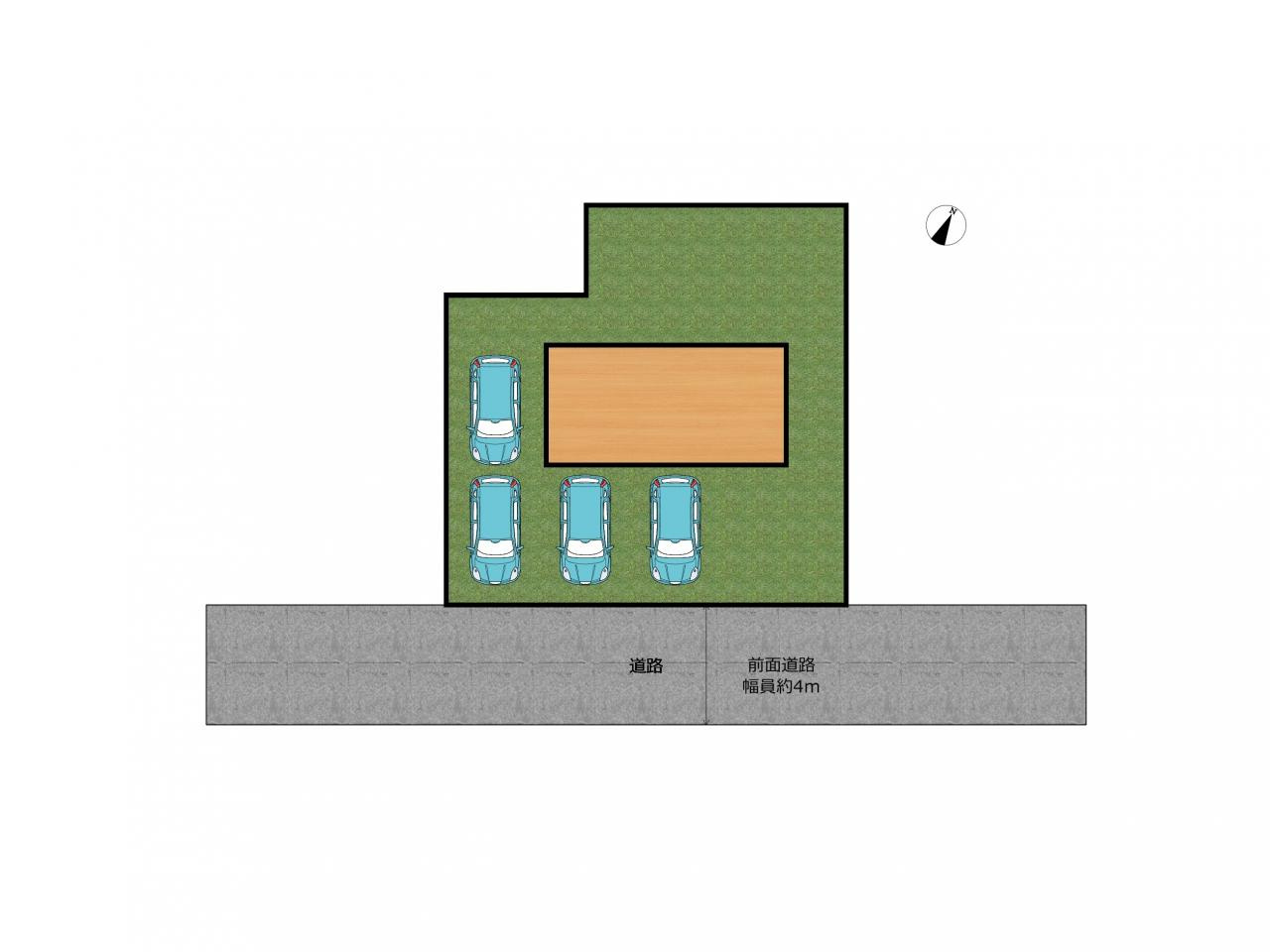 中村1丁目　中古住宅の区画図