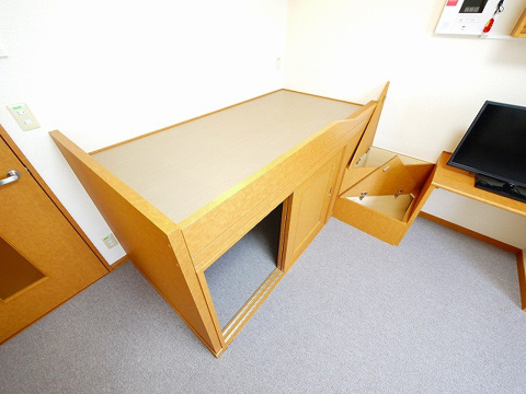 レオパレスＳＡＷＡＨの寝室|落ち着いて過ごせるお部屋なので、寝室にいかがでしょうか