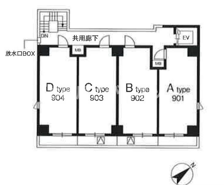 ジェノヴィア新宿中落合スカイガーデン【おとり物件なし】#学生・社会人にオススメの区画図