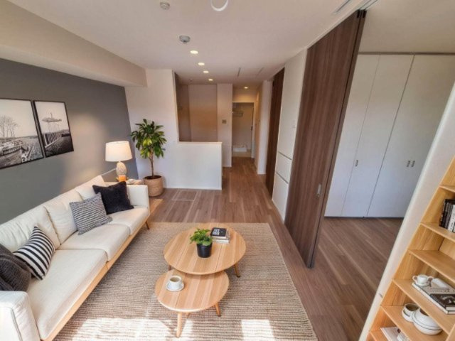 Ｌａ　Ｇｒａｃｉｅｕｓｅの居間・リビング|CG家具のため実際は家具が付きません