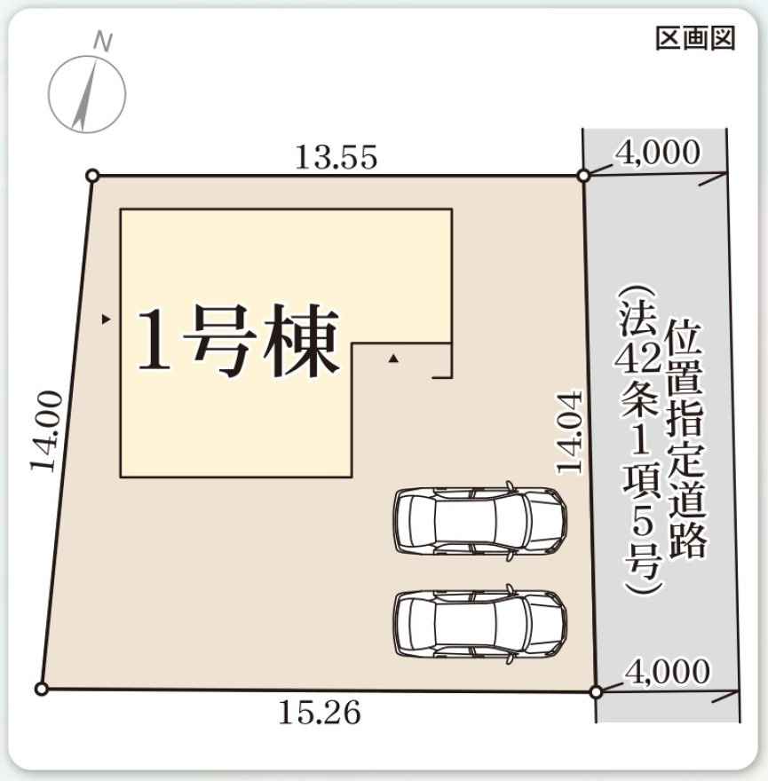 高松市西宝町１丁目の新築一戸建の区画図|間取り図