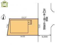 草加市瀬崎5丁目　中古一戸建ての区画図