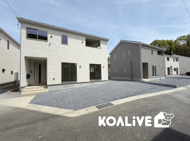 【外観】 | 高崎市吉井町吉井川　新築住宅 | 早朝やお仕事帰りのご見学にも対応致します！
KOALIVE （コアライブ）【0120-919-727】