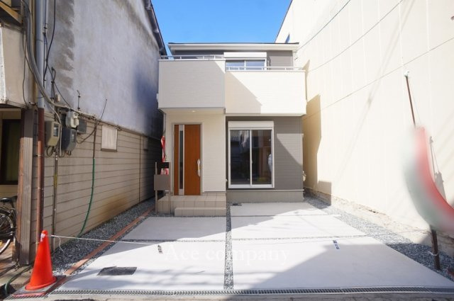 【外観】 | 生野区田島2丁目 | 並列駐車2台可能です！敷地間口ゆったり約5.86ｍ♪