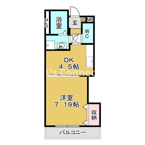 【間取り】 | アンソレイエ・ロジュマン