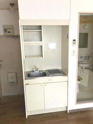 【キッチン】 | ヴィラ杏 | IHが使えるキッチンです