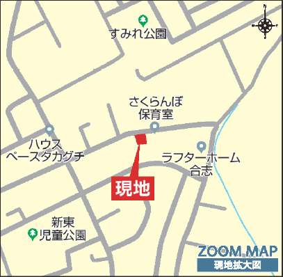 ブルーミングガーデン／合志市須屋17期／1号棟の地図