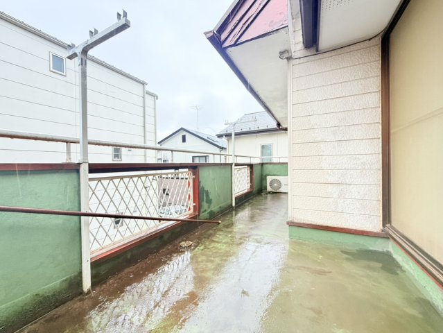 【南守谷駅13分！】守谷市本町中古物件のバルコニー