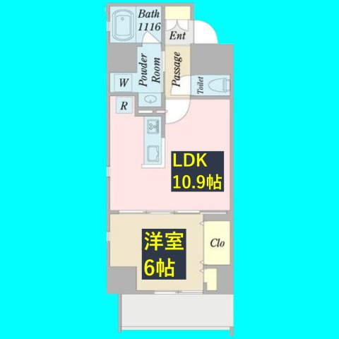 プロシード金山3の間取り