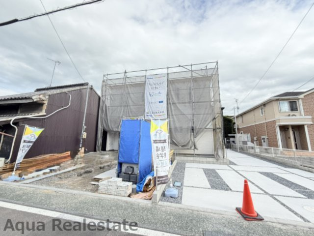 坂出市元町２丁目の新築一戸建の前面道路含む現地写真|前面道路含む現地写真です