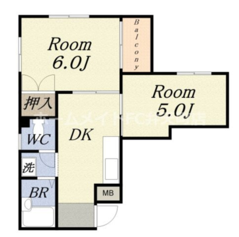 【間取り】 | メゾンクレールつかさ