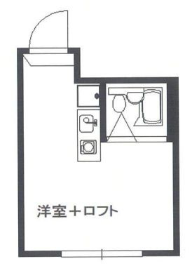 アーバンプレイス丸山Ⅱの間取り|ワンルームタイプのお部屋☆