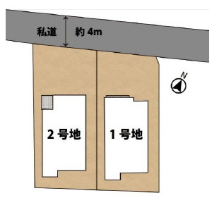 仲介手〇料不要　i-passo北区麻生田５丁目２期【麻生田小・清水中】の区画図