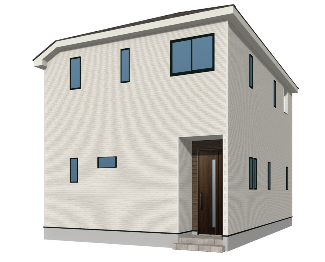 仲介手〇料不要　クレイドルガーデン大津町大津第5【室小・大津北中】の外観パース|外観パースです