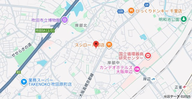 Alivioの地図