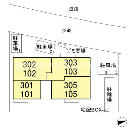 VILLETTAの区画図