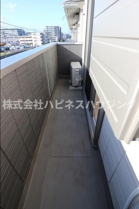 アステールピュールＫのバルコニー