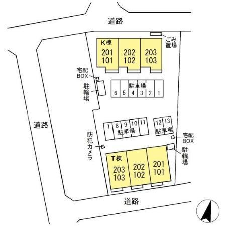 アセットKの区画図