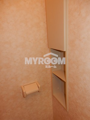 ハイツＮＡＮＡの収納|トイレにも収納がついています！